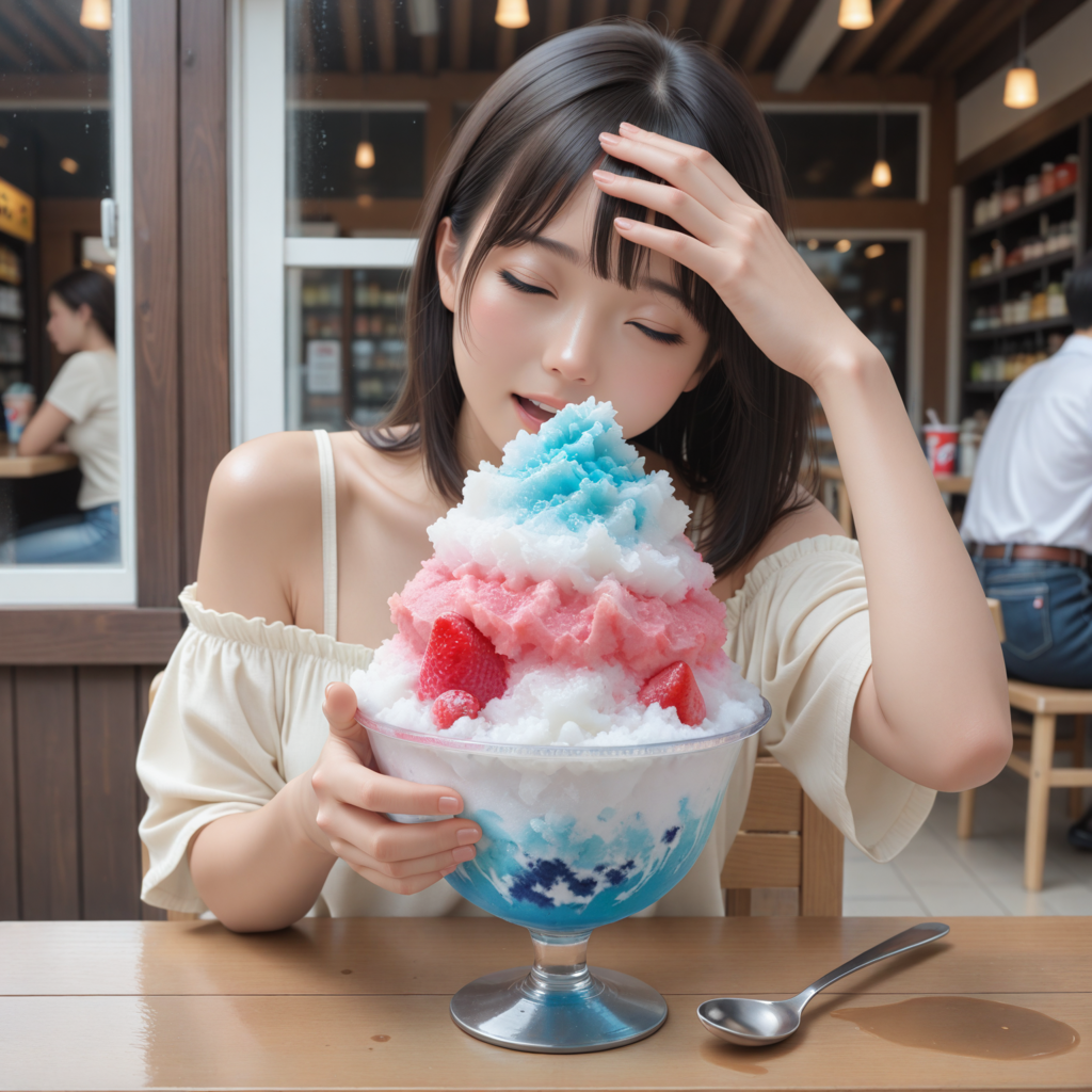 かき氷屋にて①