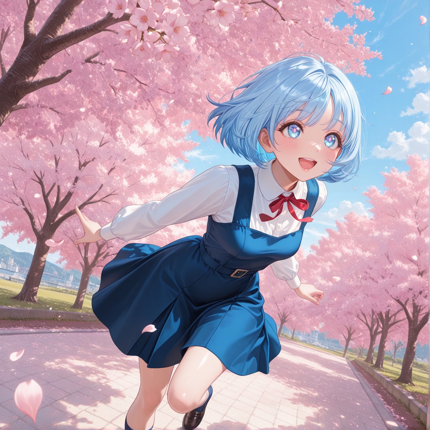 桜の花びらを敷き詰めたかったけど | の人気AIイラスト・グラビア