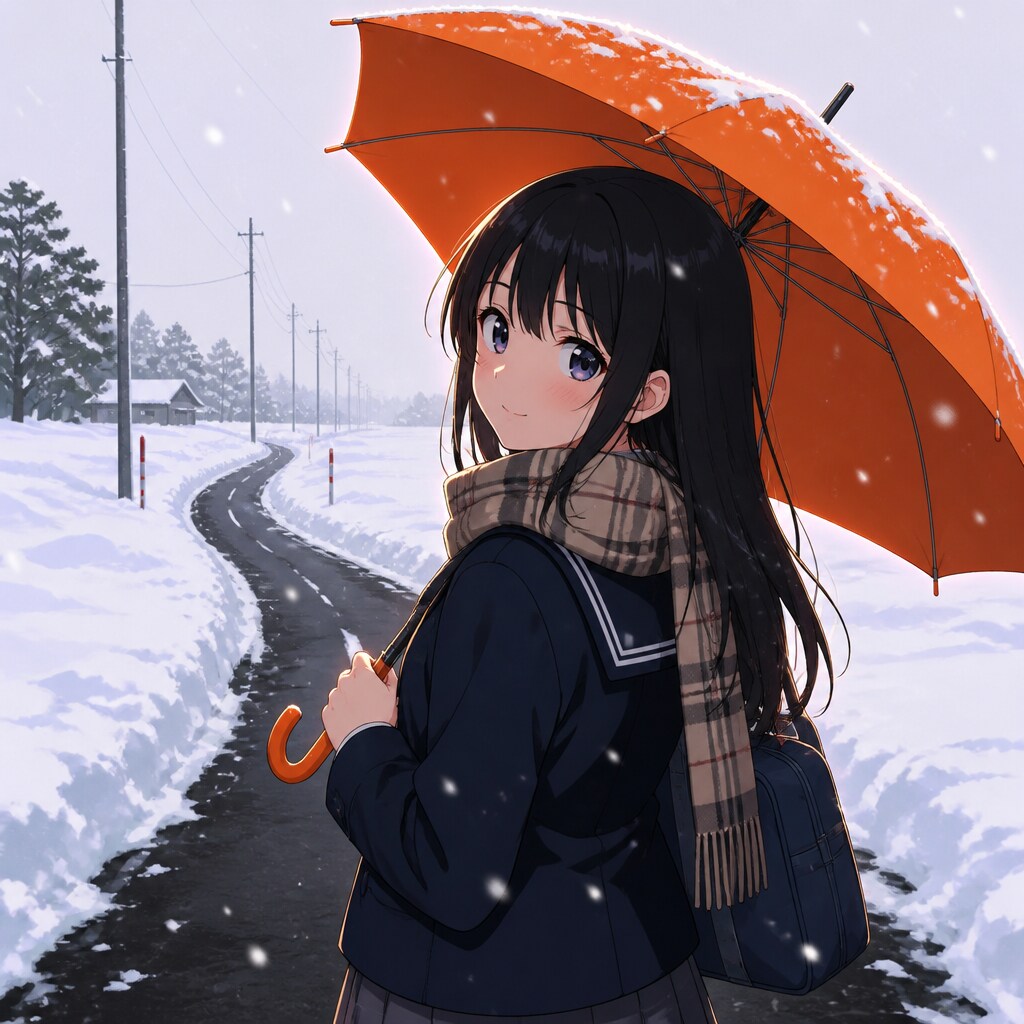 冬の少女 | の人気AIイラスト・グラビア