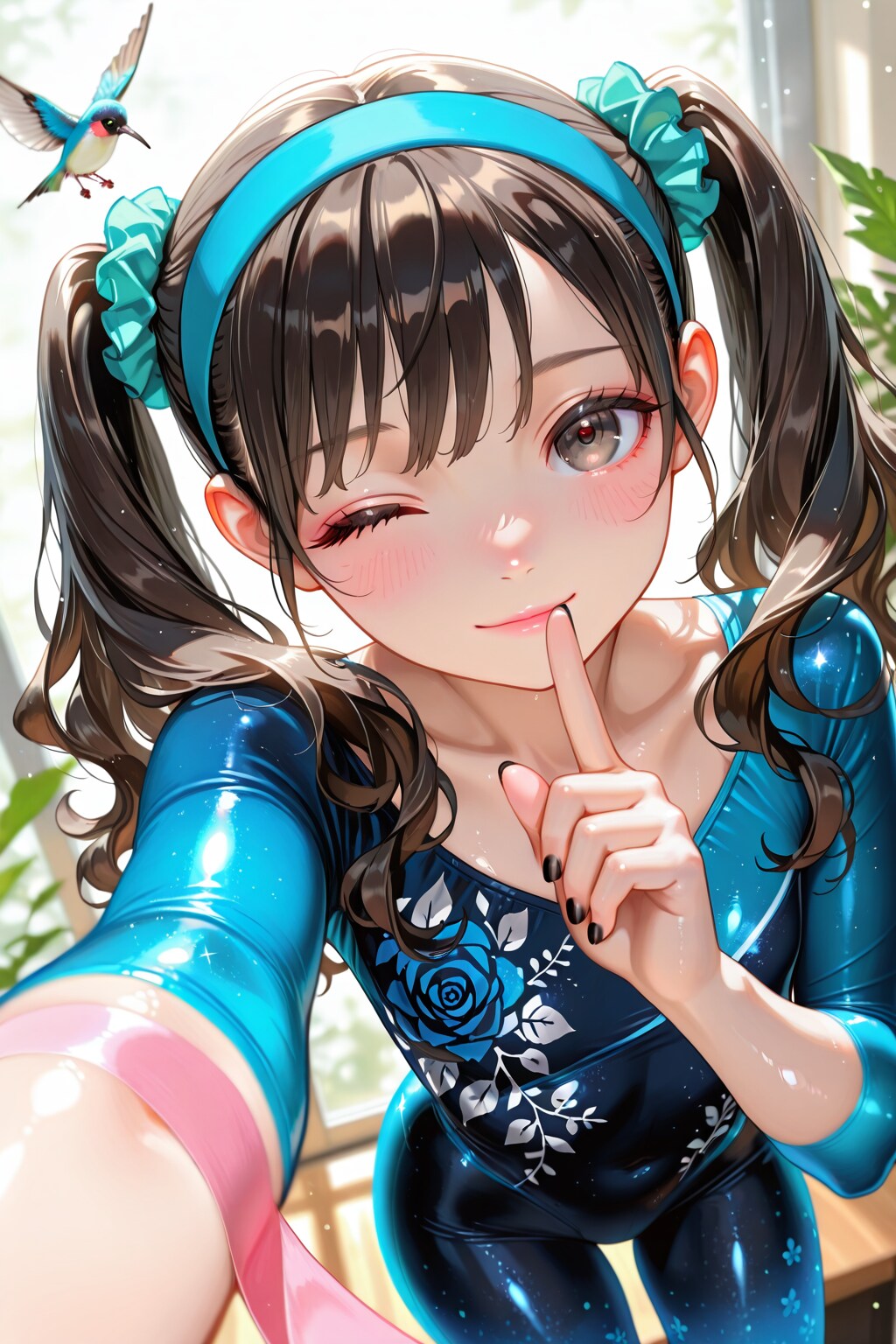 お兄ちゃん❤️葵ね❤️新体操部に体験入部しました❤️