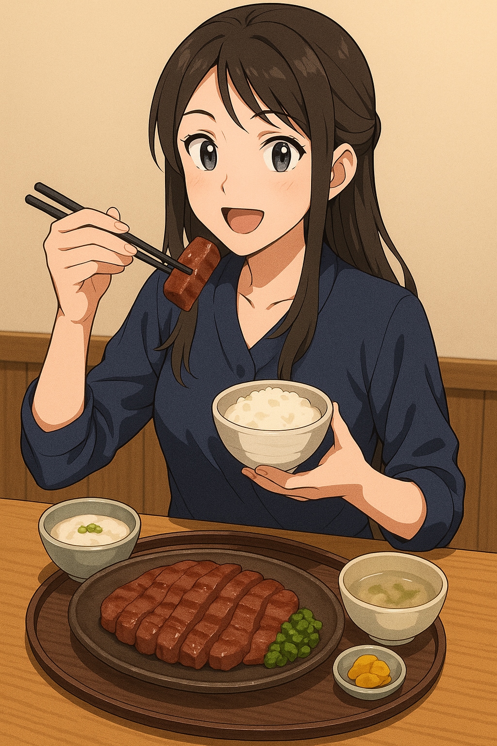 カットステーキ定食