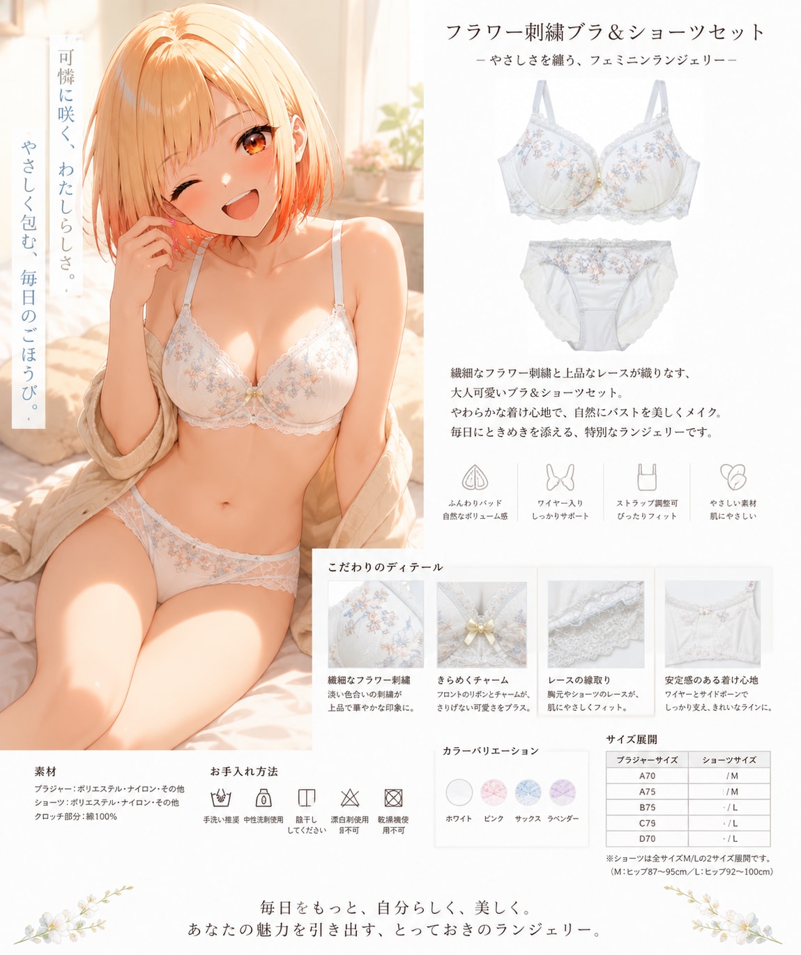 下着モデルの「うちの子白河ひまり」