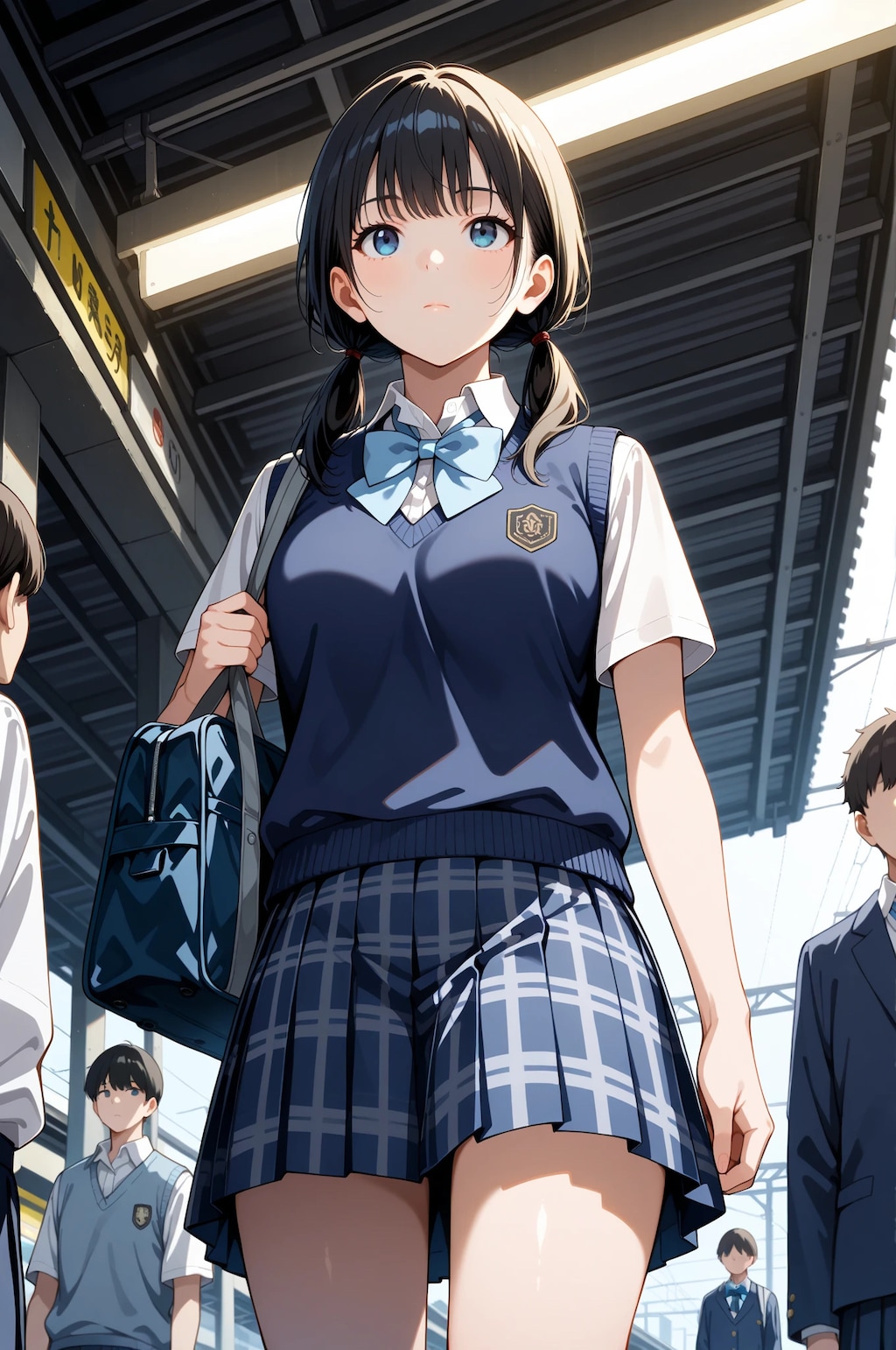 気になるJK達の登校