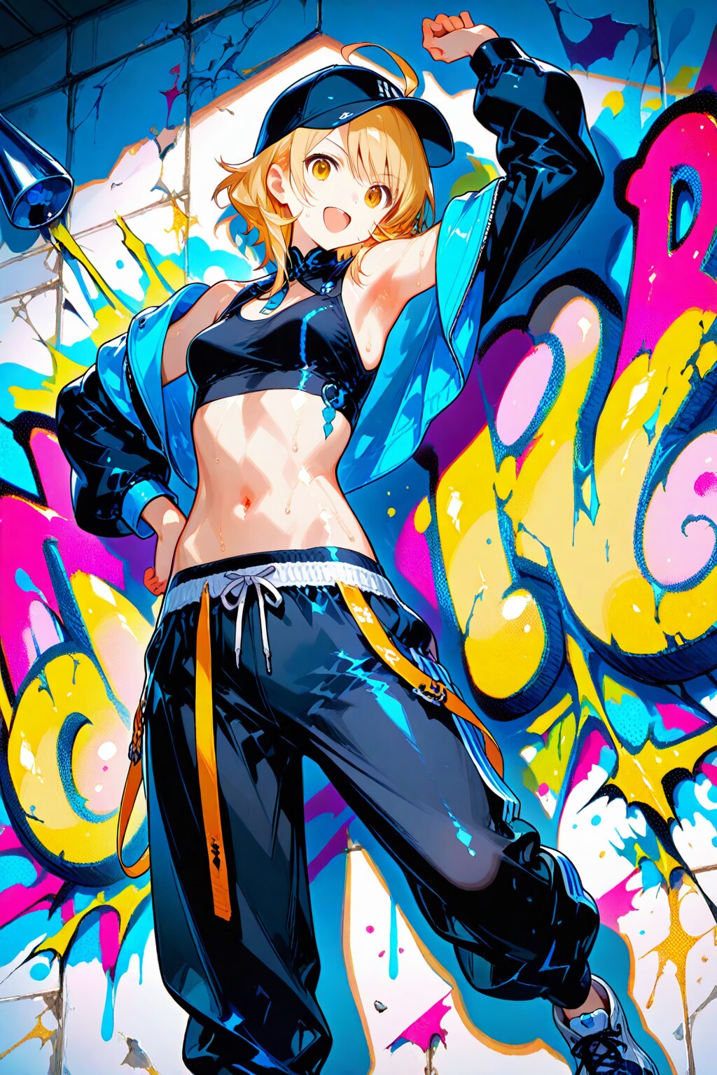 ダンスする黄島ユイ