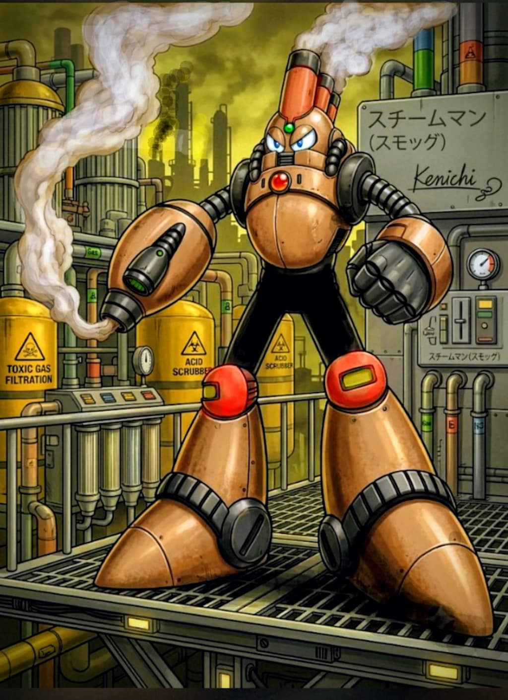 Dr.ケイオスの、　　　　　　　　　　　　　　　　オリジナルナンバーズロボット。