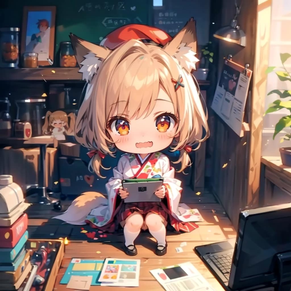 ちびちゃんを褒める。