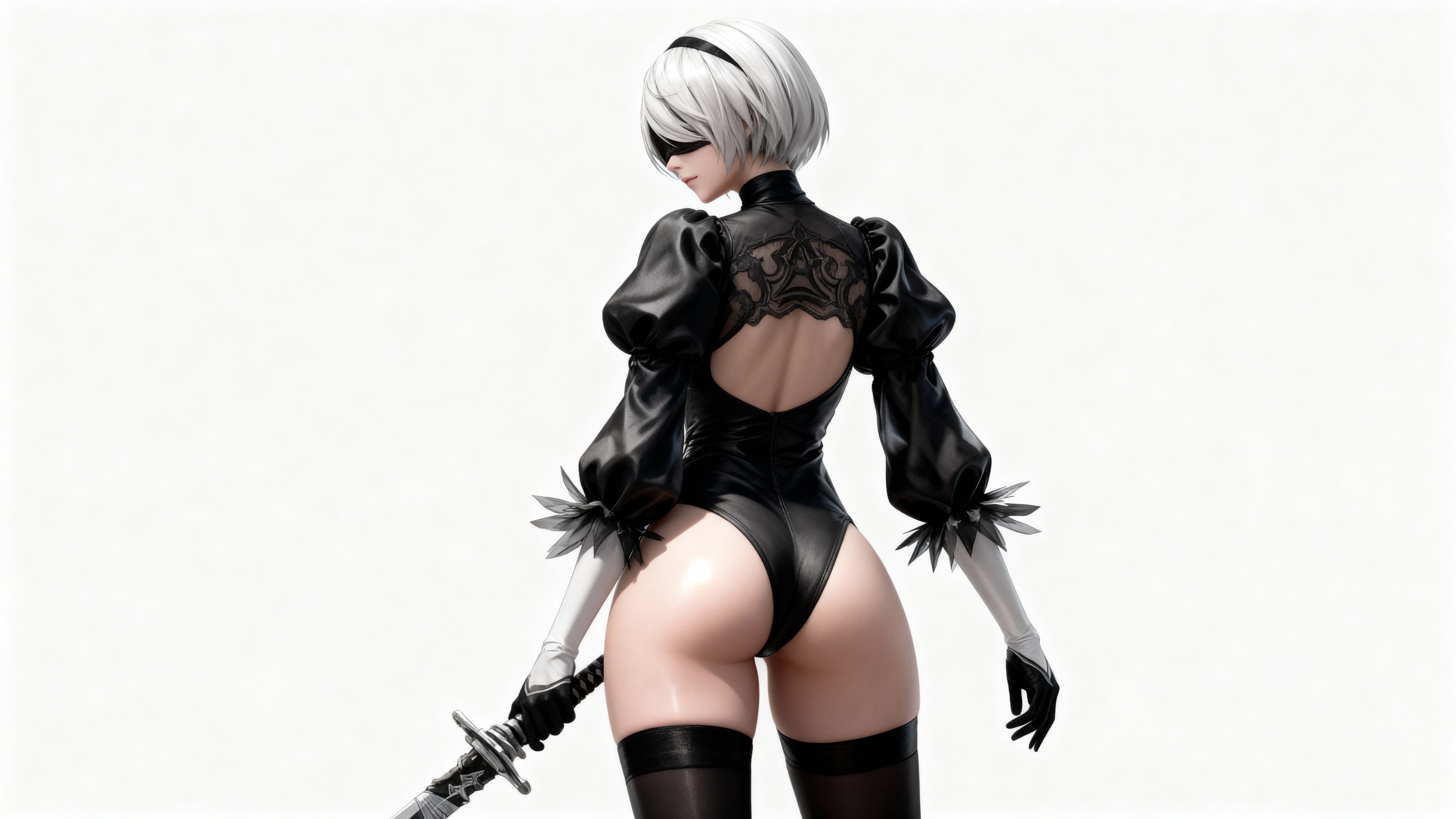 『NieR:Automata』2B (『ニーアオートマタ』ヨルハ二号B型) 放熱スカート非装着
