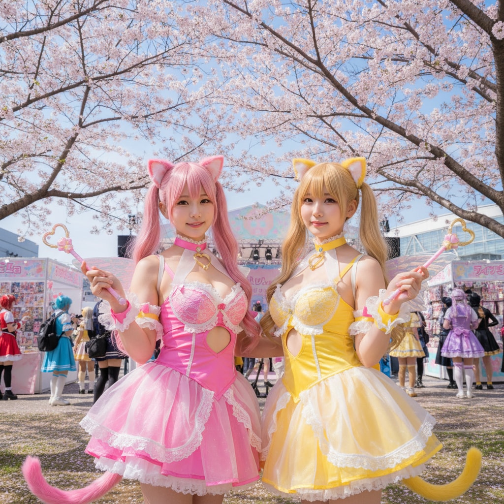 金ツイにゃん。コスプレ