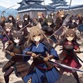 [12枚] 戦国時代、女性が減った人間はアニマル娘を生み出し女性の代わりにしようとした。しかし彼女らは動物の習性が残った勇猛果敢な侍となったのであった！（ケモ耳ラプソディの７１） 12枚目