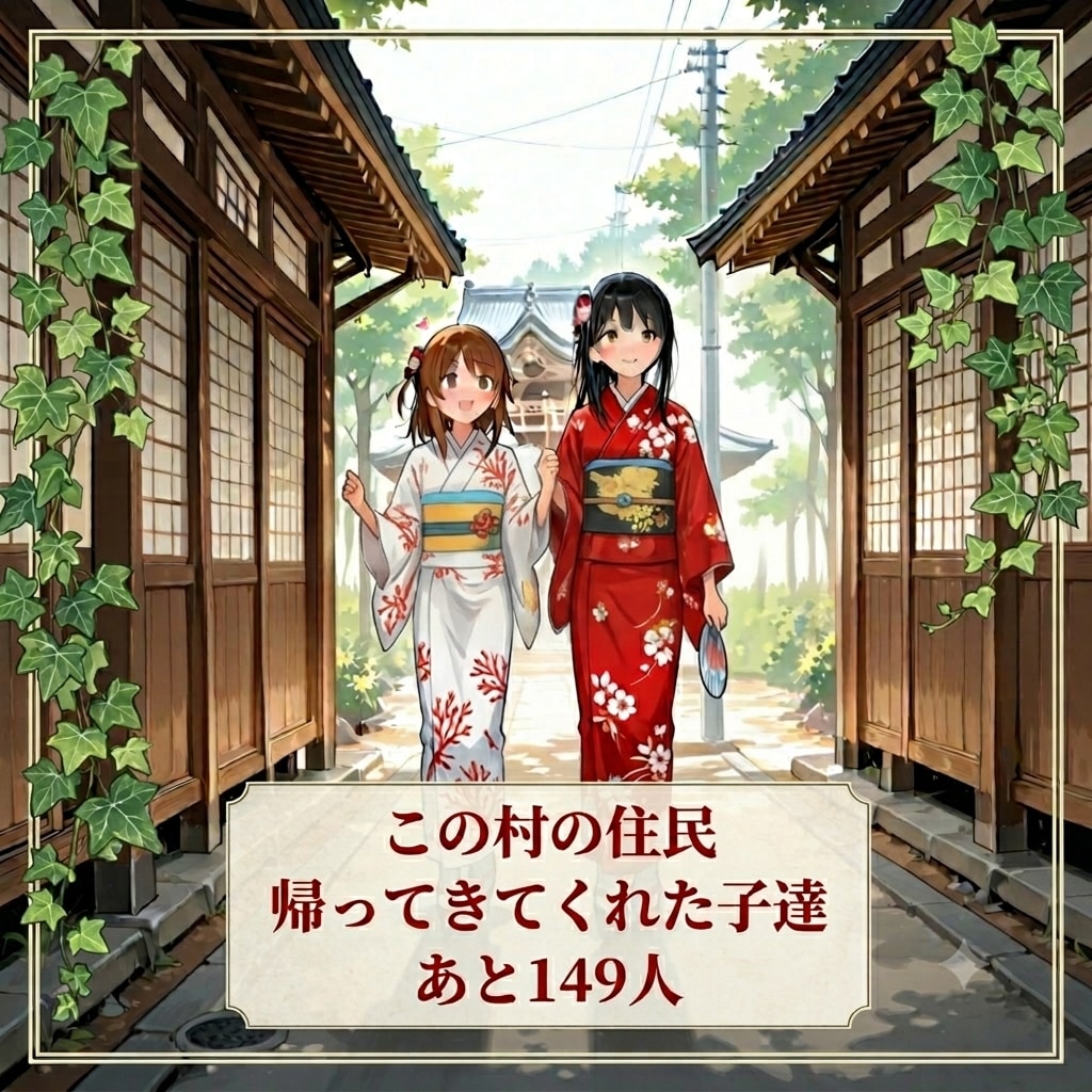 廃村の住民でデコフォト