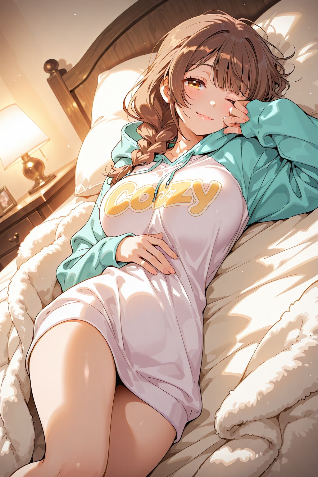 寝落ちしてた💕 | の人気AIイラスト・グラビア