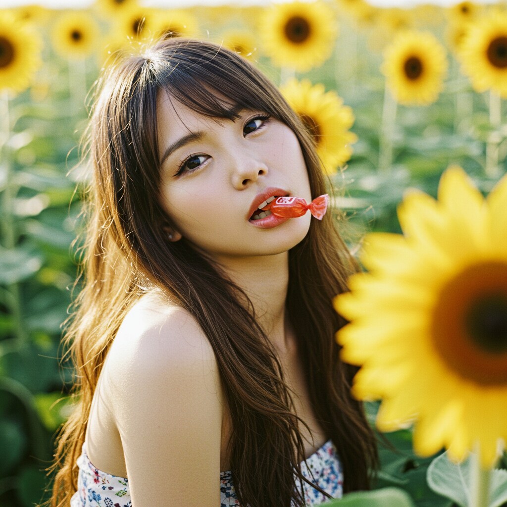 あめちゃんとひまわり