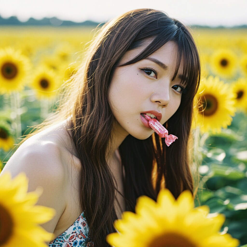 あめちゃんとひまわり