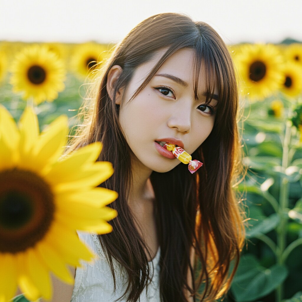 あめちゃんとひまわり