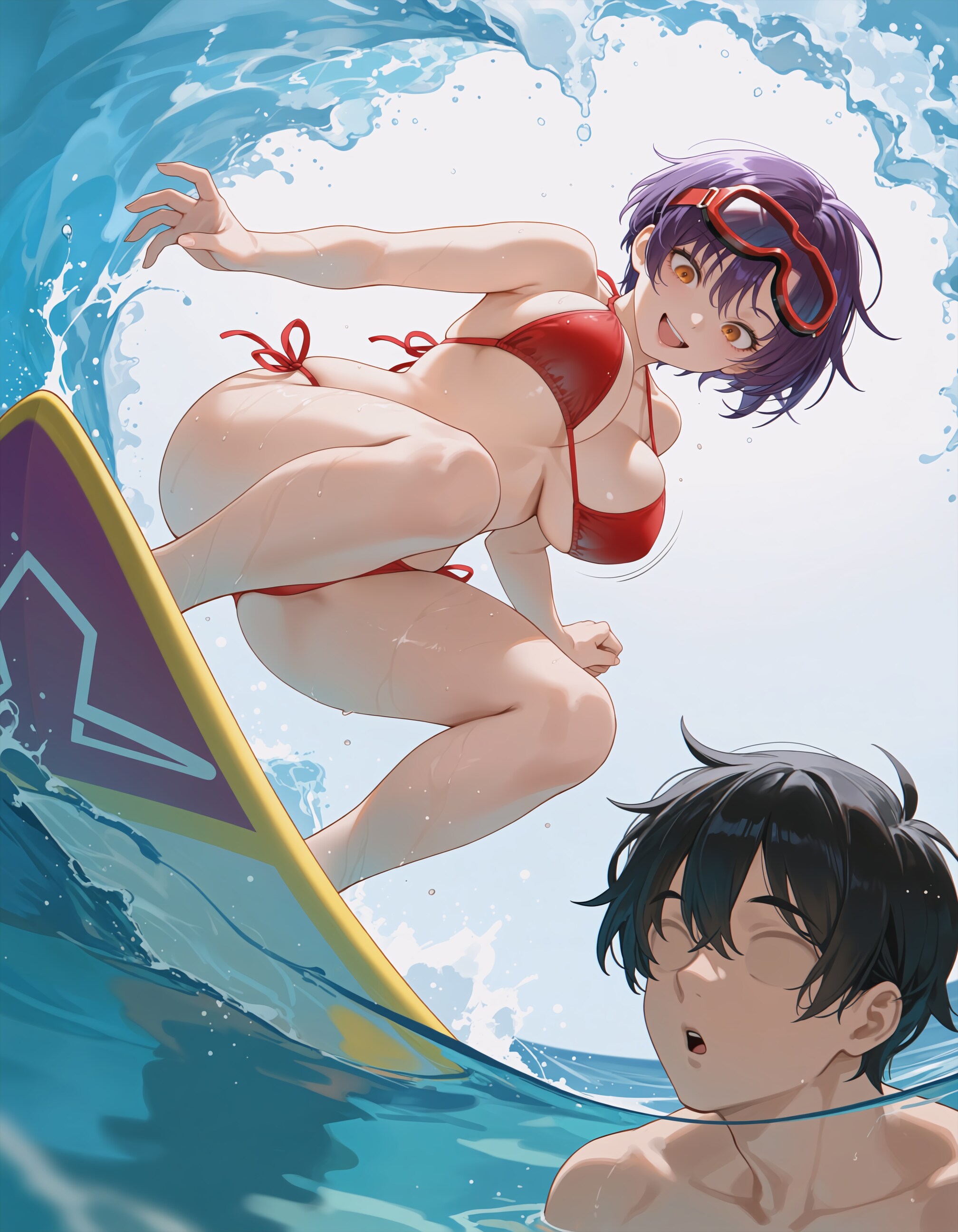 僕の彼女サーフィンちょっと上手い