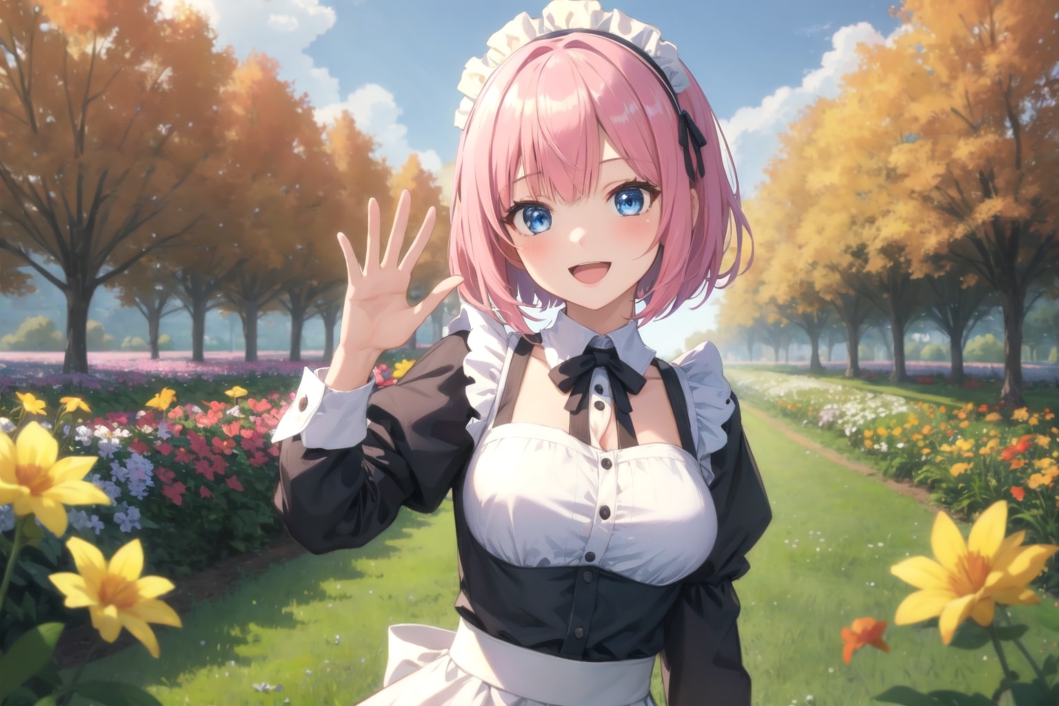 フラワーメイド | の人気AIイラスト・グラビア