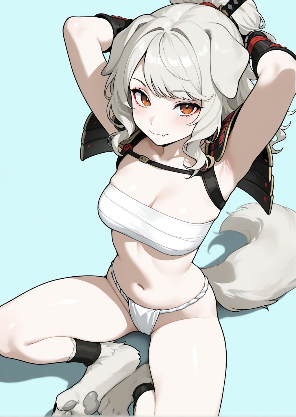 すわり姿いろいろ