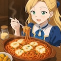 トマトとモッツァレラの(煮込み)パスタ 2枚目
