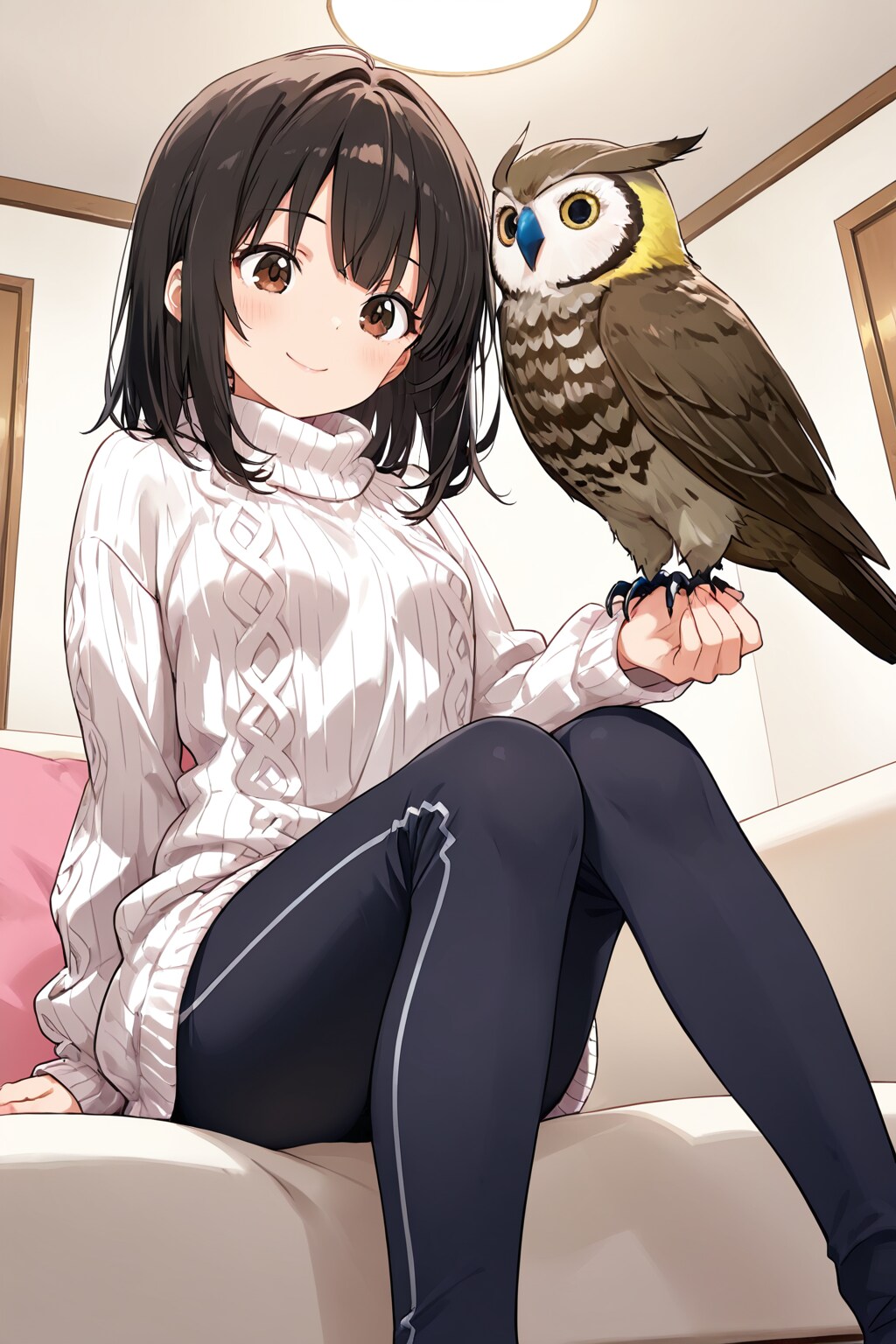 女の子と鳥　その４