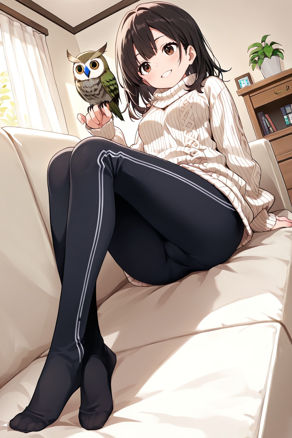 女の子と鳥　その４