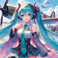 初音ミクと零戦 3枚目