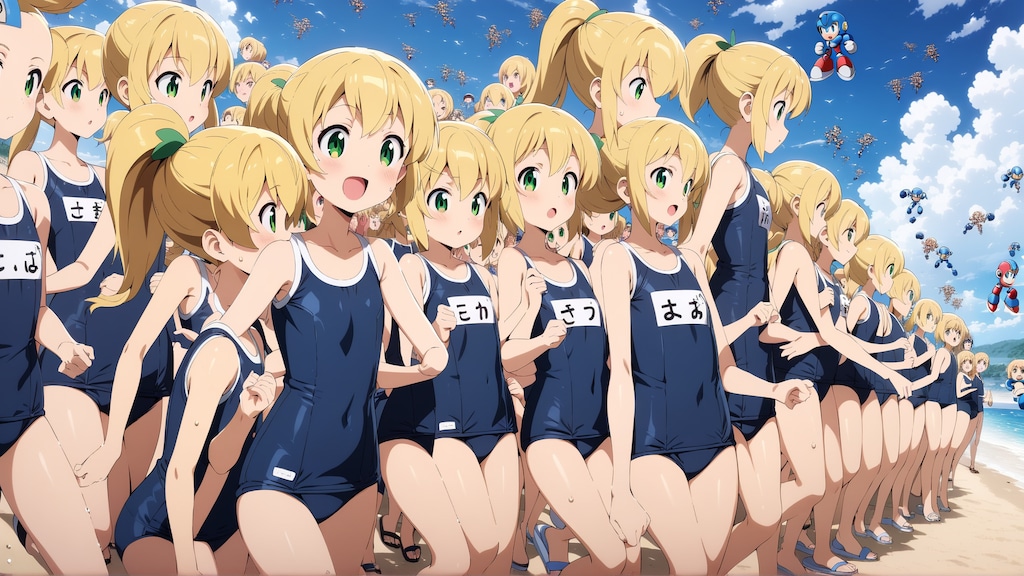 水着ロールちゃん完全増殖3