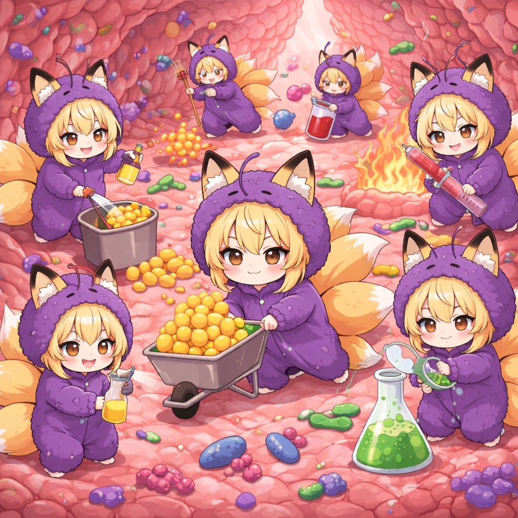 1/26　腸内フローラの日 | の人気AIイラスト・グラビア