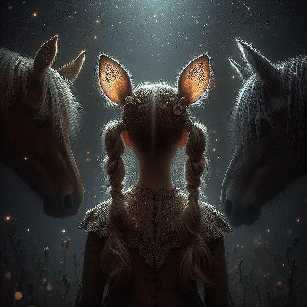 ホラーな実写ウマ娘