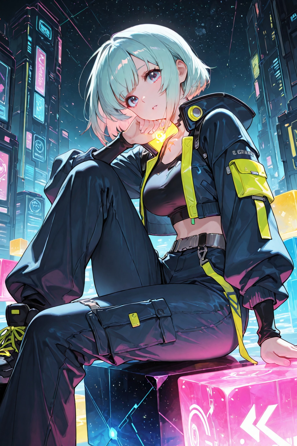 cyberpunk space