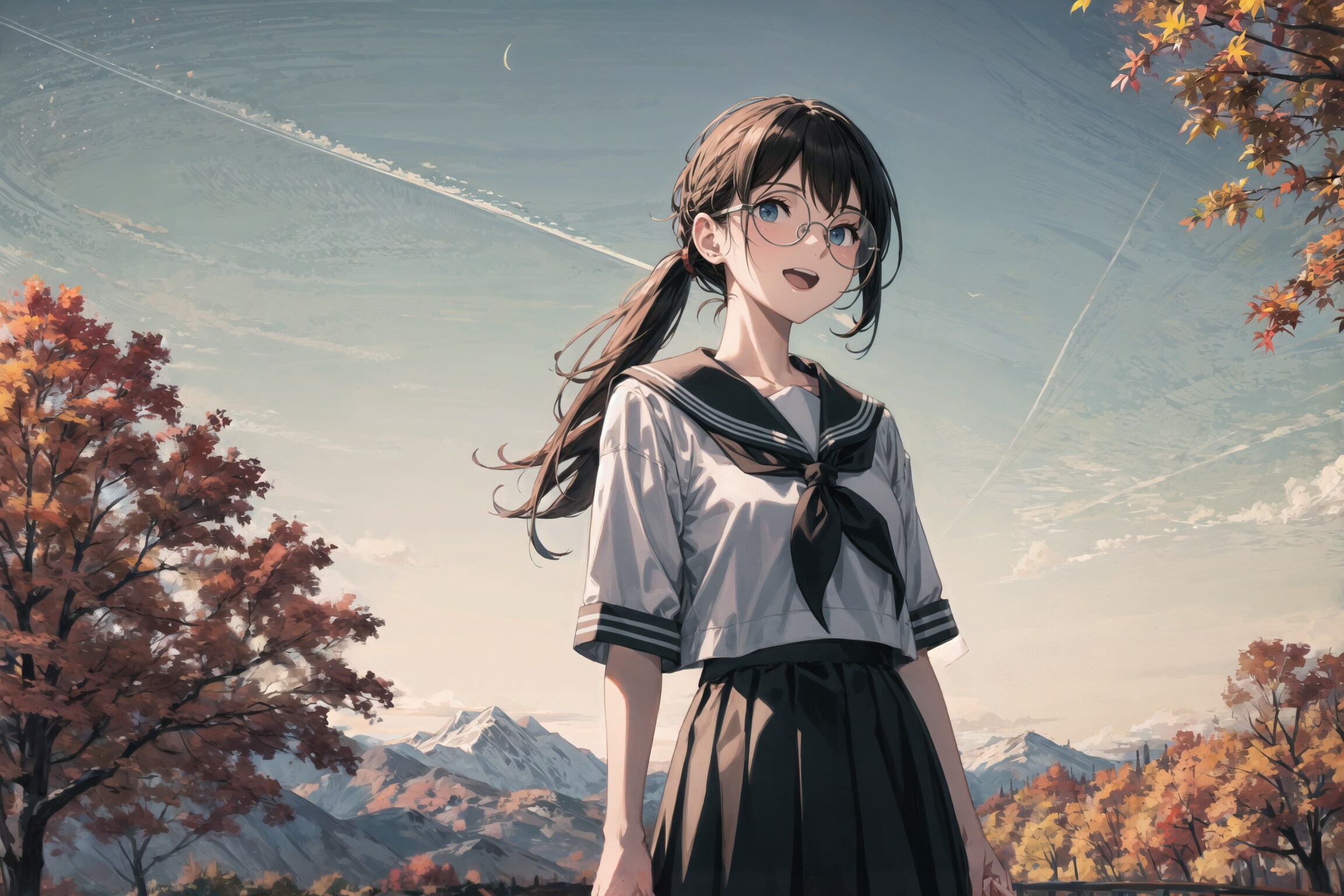 空が高くなったね