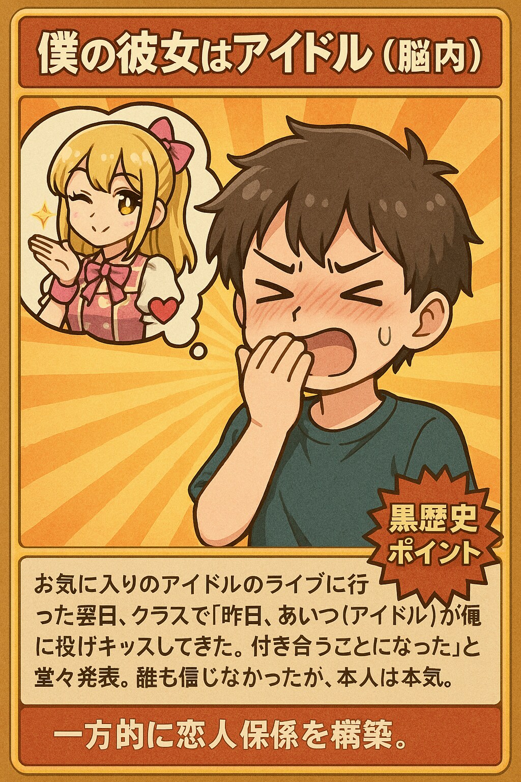 黒歴史チップス　男の子版カード集1