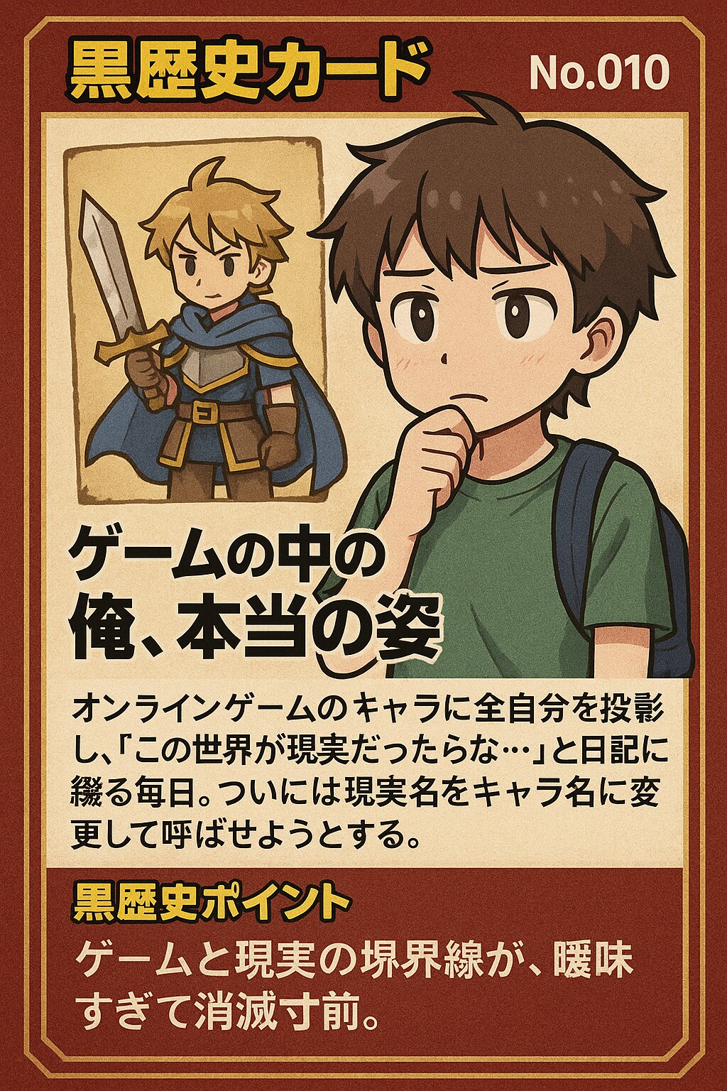 黒歴史チップス　男の子版カード集1