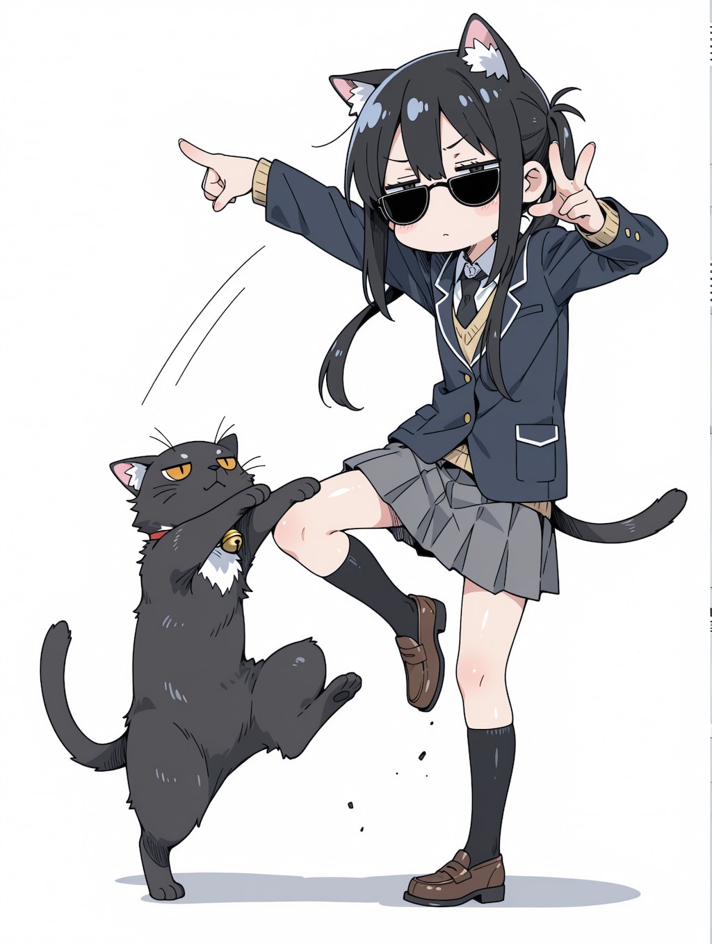 猫とサングラス