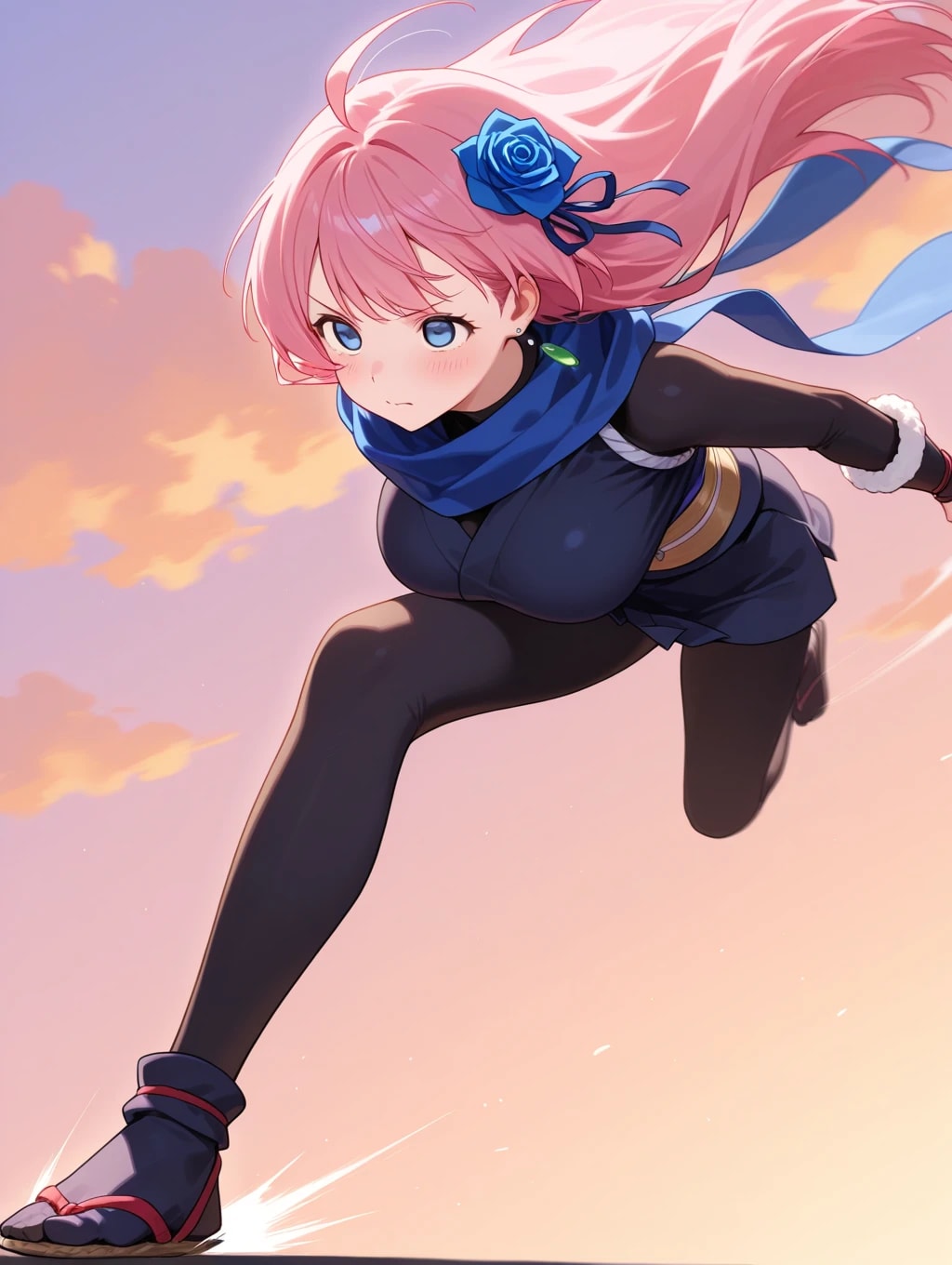 スーパー忍者こまのちゃん！彼女にかかれば…