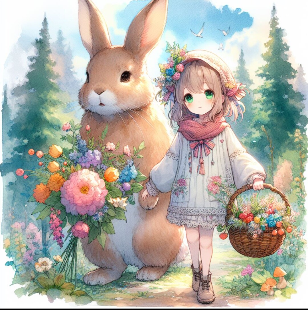 おっきなうさぎと