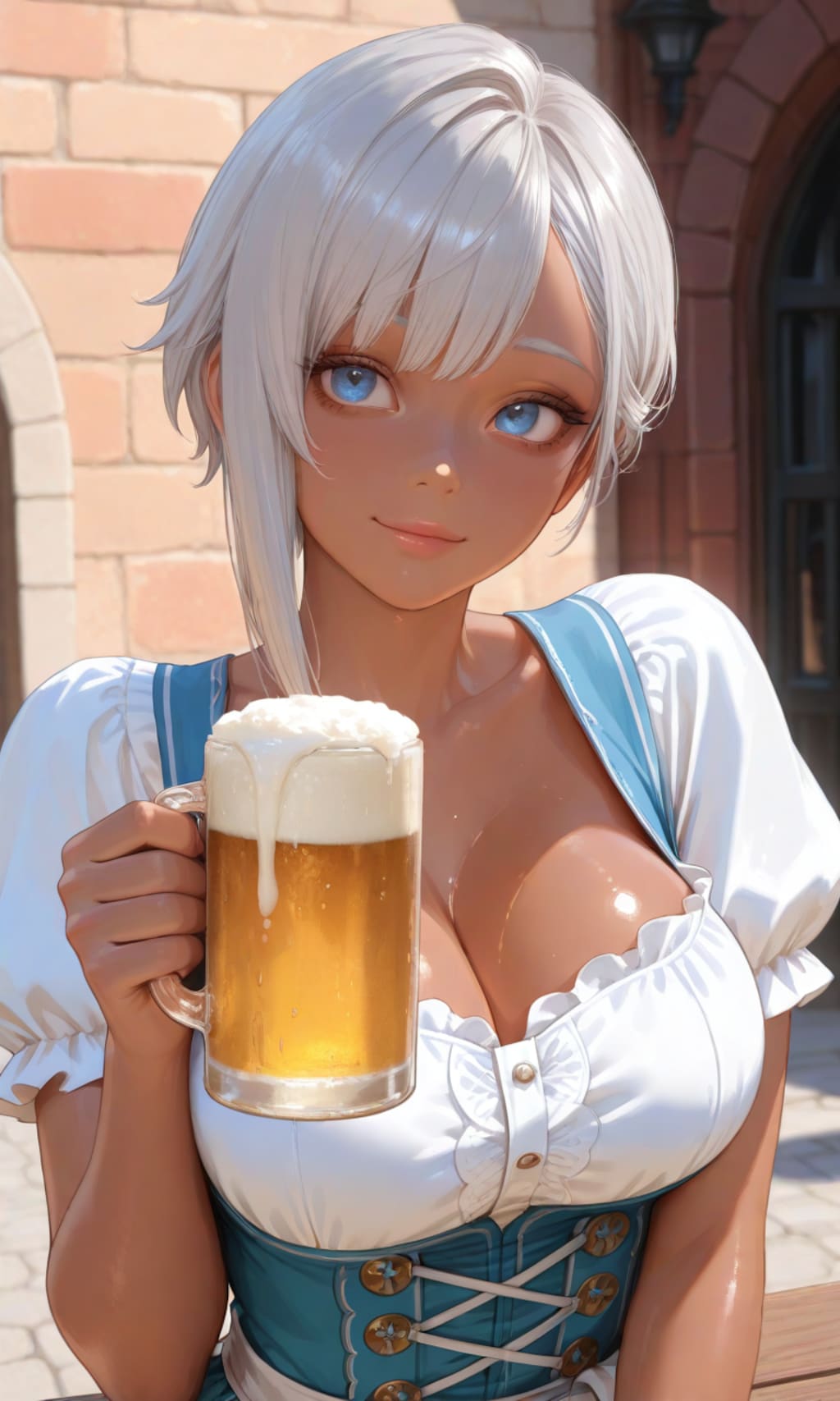 休日なので、お昼間からビールをどうぞ🎵