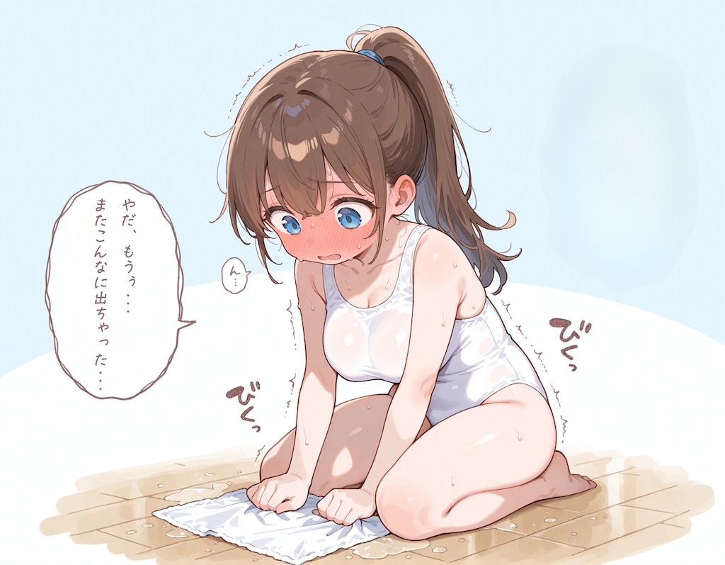 体が硬い少女2