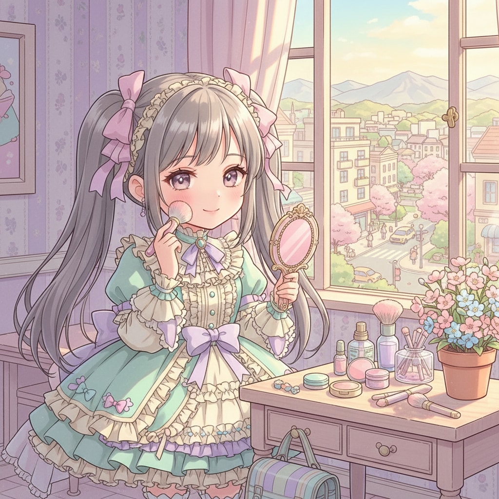 銀ツイさん。春メイク | の人気AIイラスト・グラビア