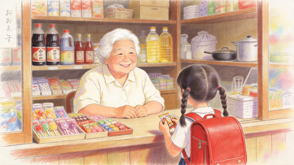 本山商店のおばあちゃん