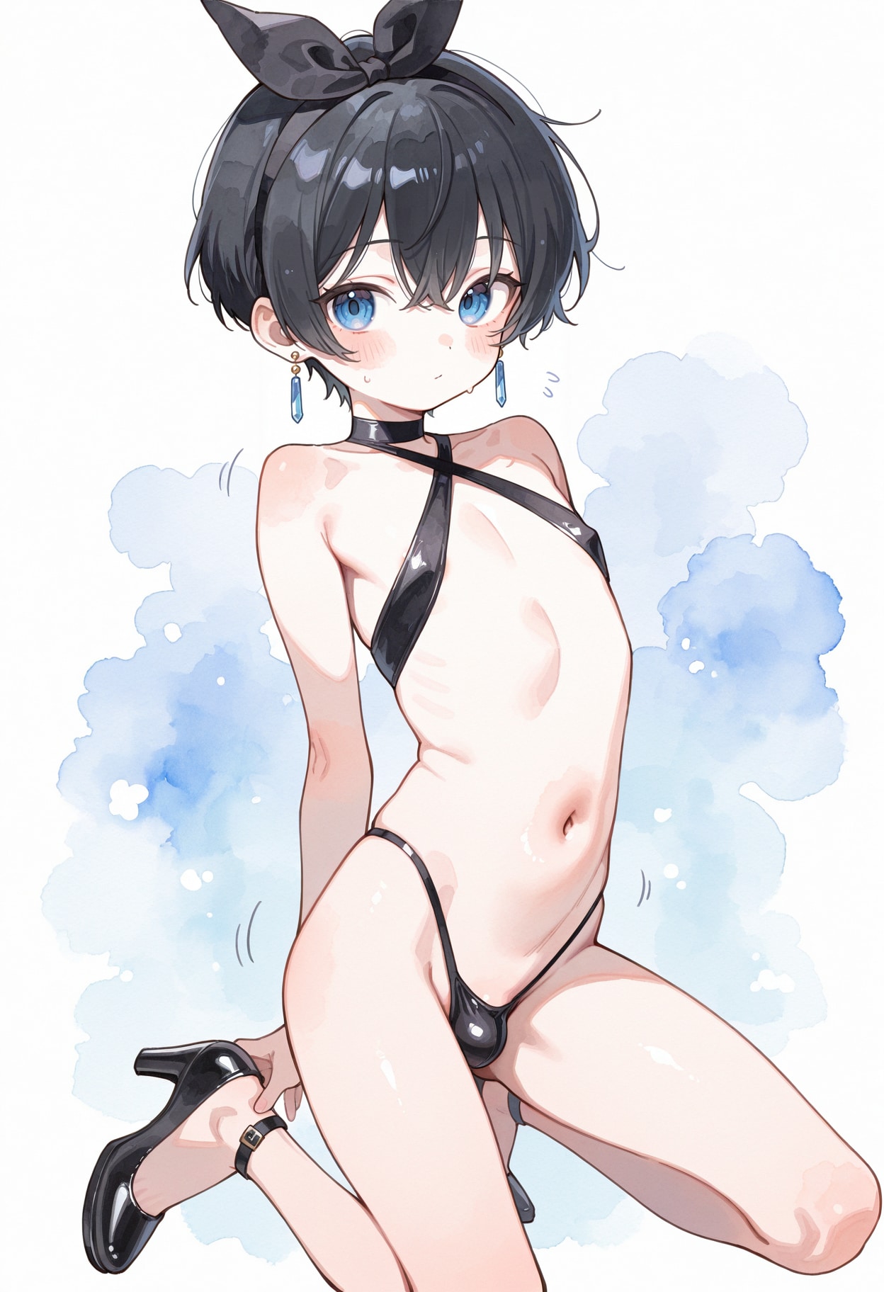 ショートヘアーの男の娘