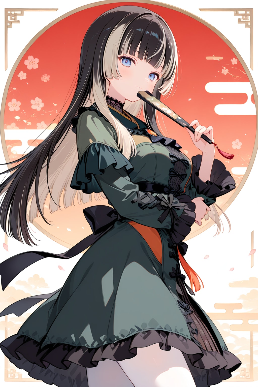 ホロライブ『扇子が似合う、儒烏風亭らでん』らでんちゃん