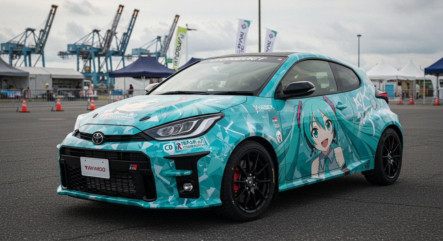 初音ミク痛車GRヤリス | の人気AIイラスト・グラビア