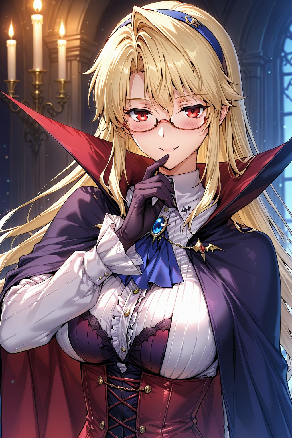 ヴァンパイアコスプレのサテライザー=エル=ブリジット