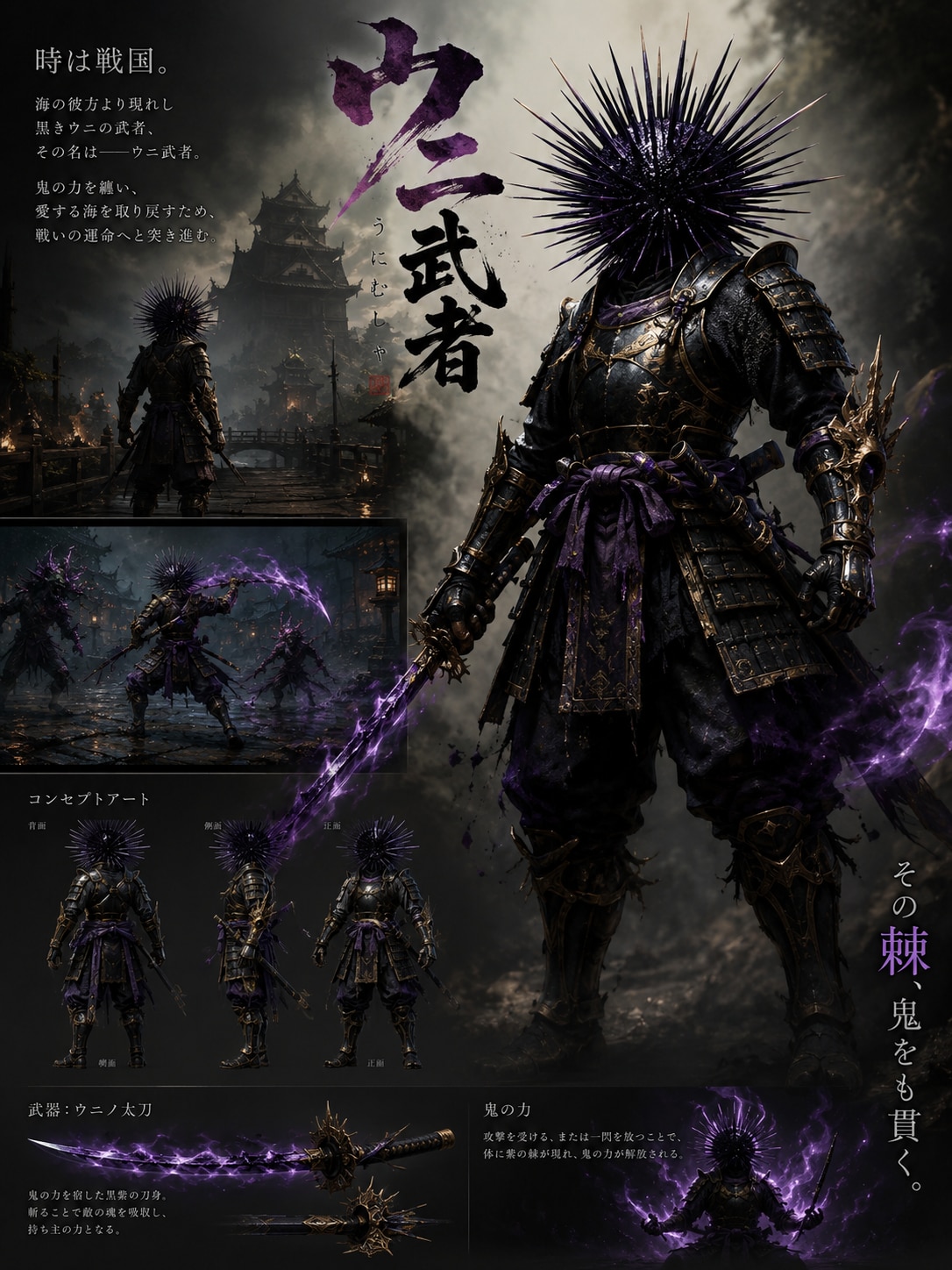 ウニ武者