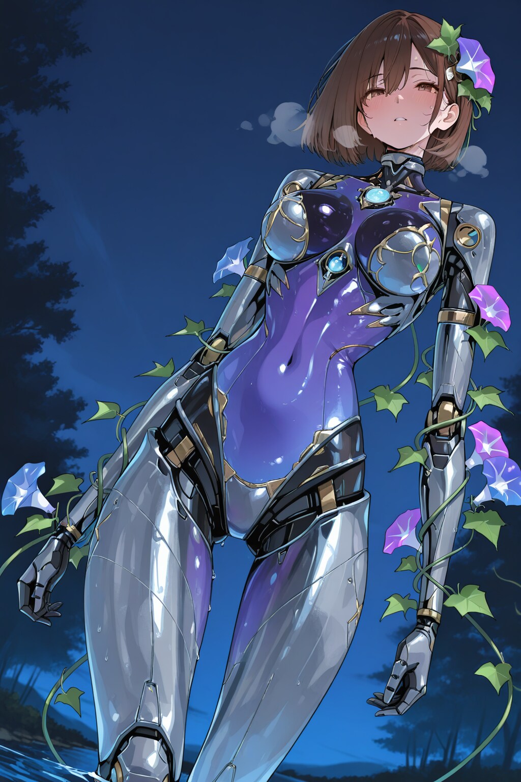 ちちぷい生成メカ娘　朝顔1