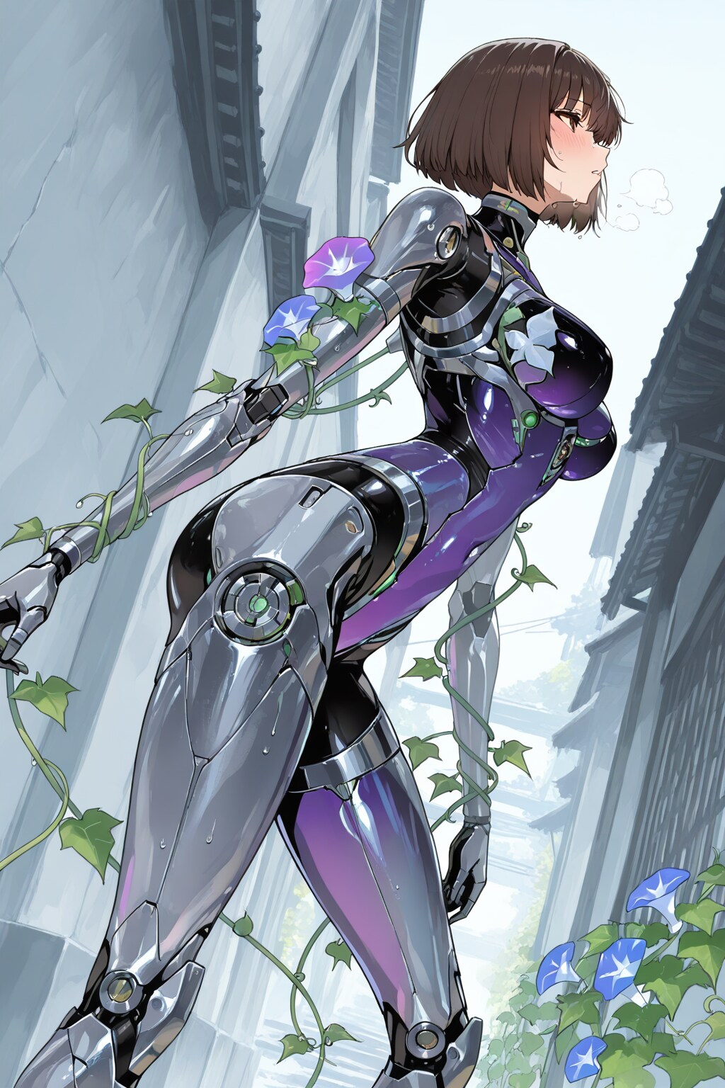 ちちぷい生成メカ娘　朝顔1