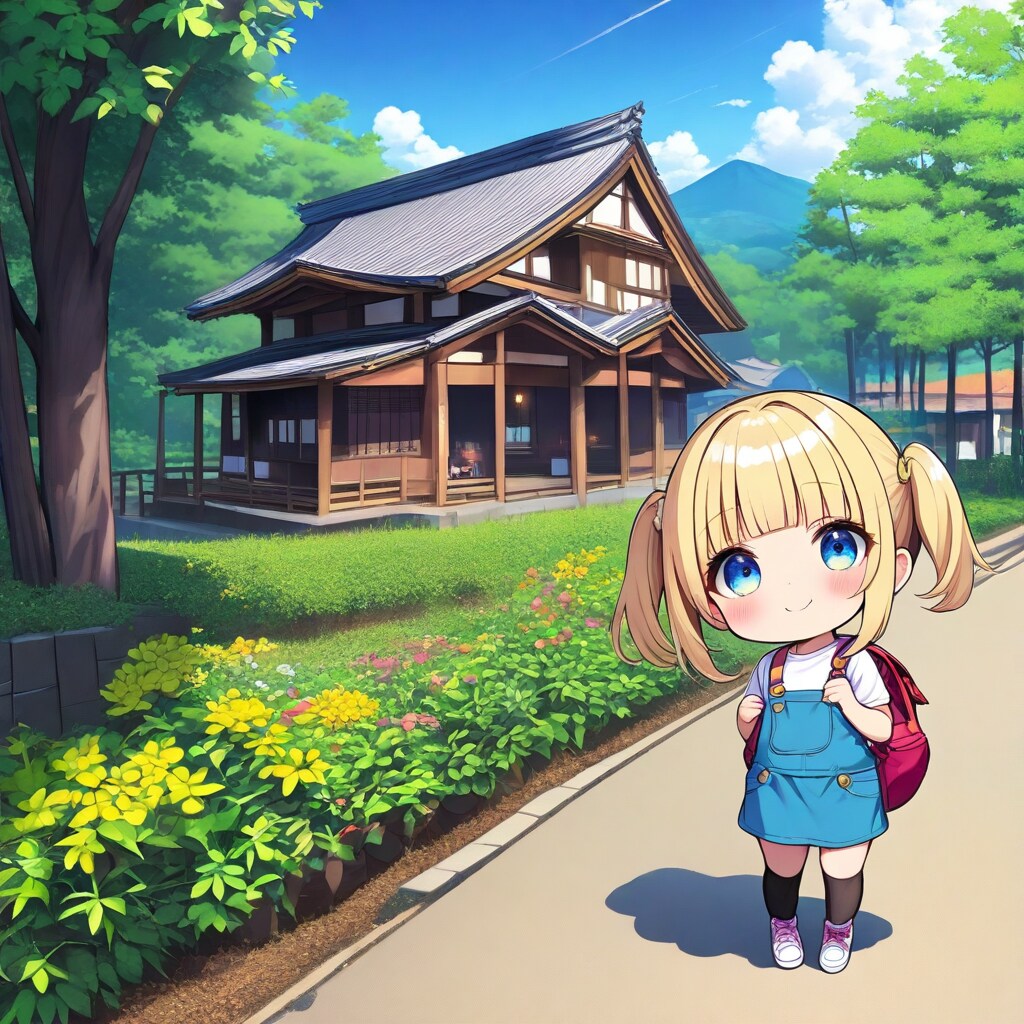 祖父母の家に遊びに来たよ～♪