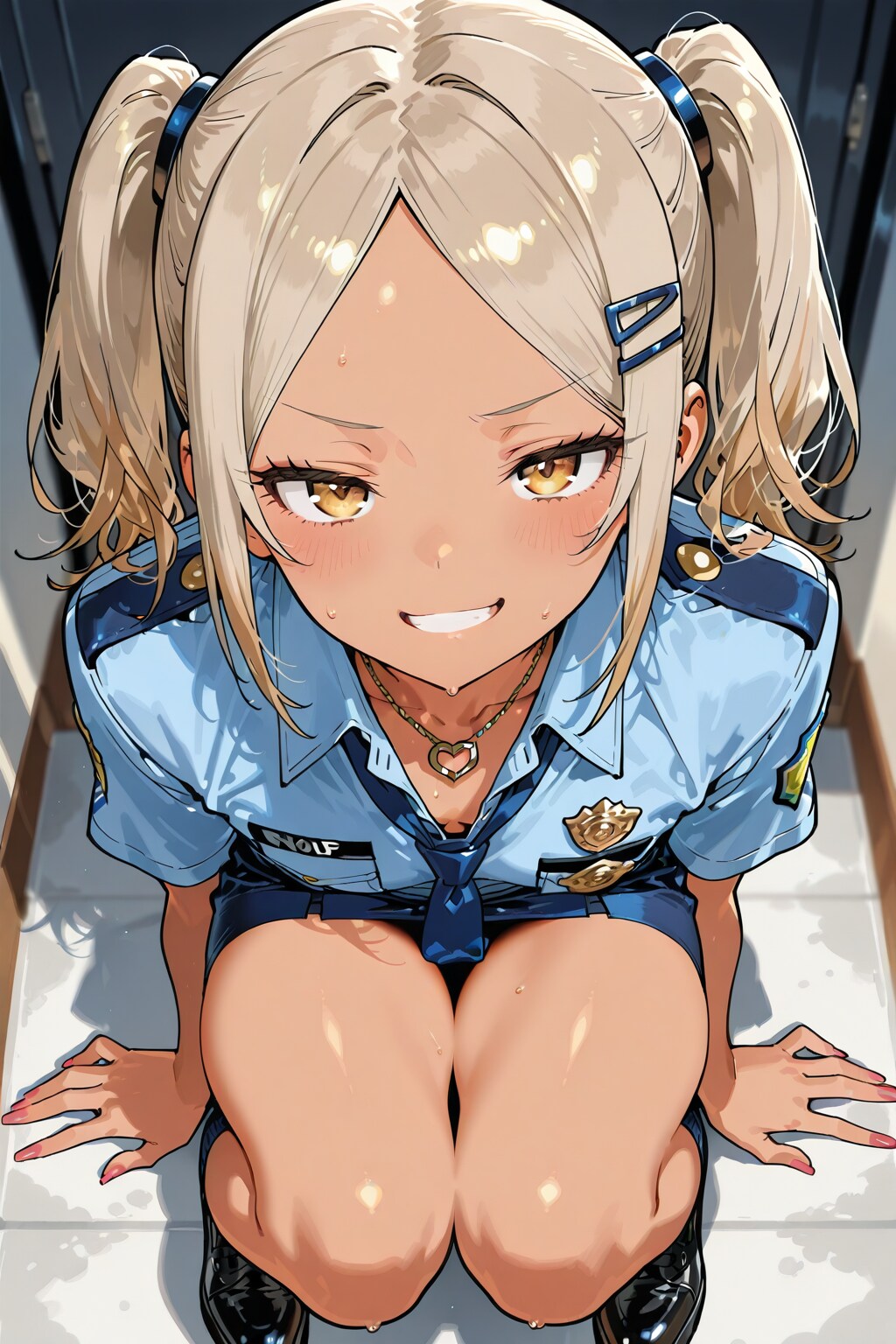 たむろするギャルポリス