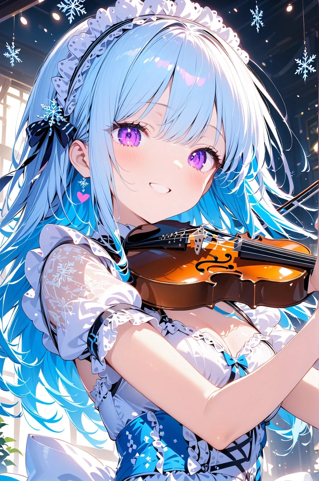 バイオリンをひく🎻スーパーメイド