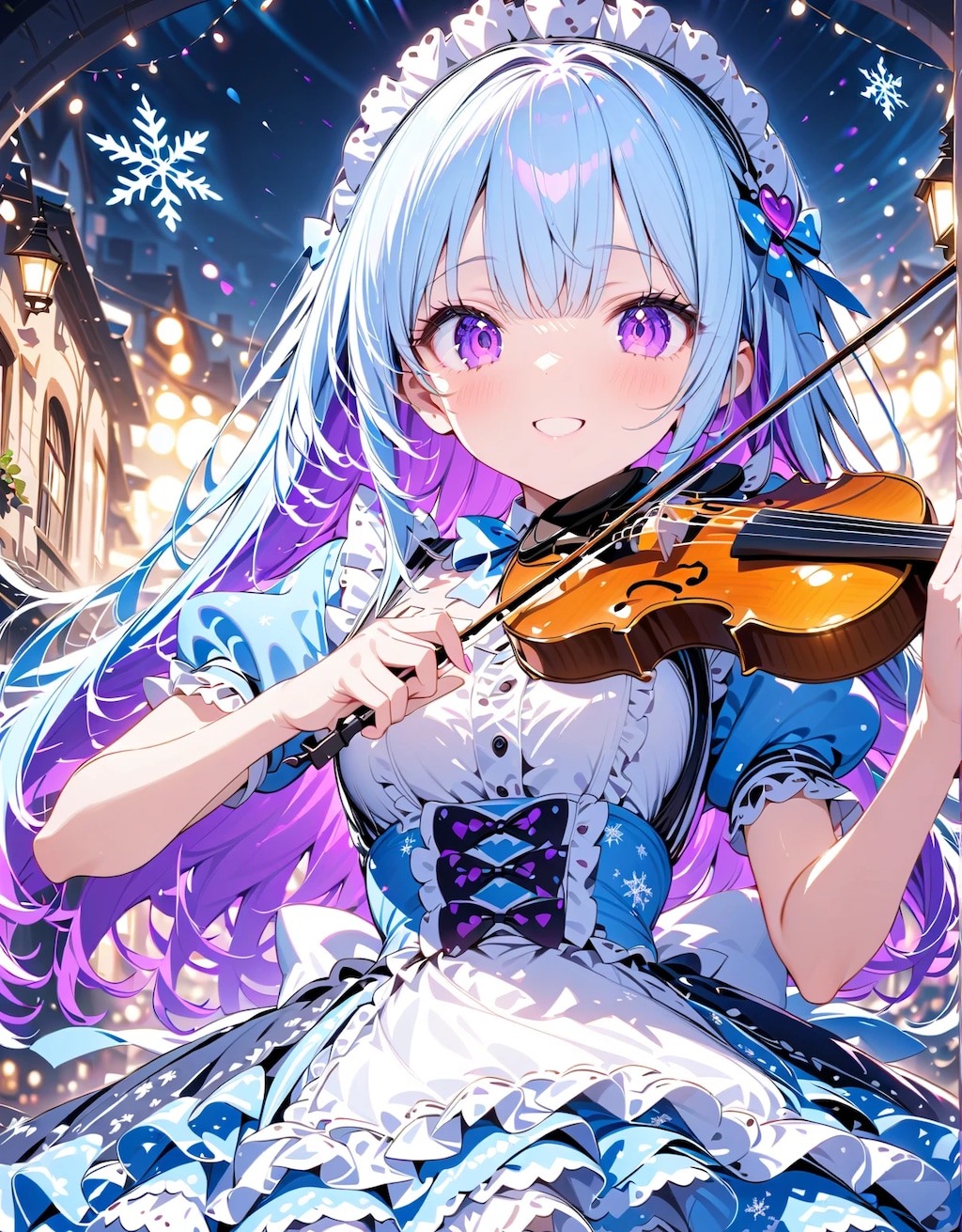 バイオリンをひく🎻スーパーメイド